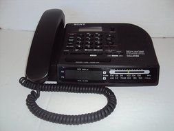 Classsic Sony Dream Machine FM/AM Alarm Clock Radio/ID Telephone (Model SCT-ID10) N5