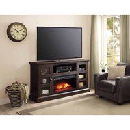60" Fall Harvest Entertainment Stand Fireplace For TVs Up To 70" N2