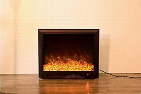 Embedded Fireplace Electric Insert Heater Glass Flame Remote Control N6