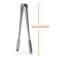 Aikoi Stainless Steel Barbecue BBQ Clip Bread Food Ice Clamp Ice Tong Tool - Pack of 10 N3