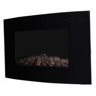 Wall Mount Fireplace Heater 35" XL Large 1500W Adjustable Electric With Remote 2in1 Heater &amp; Decoration