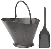 Uniflame OLDE WORLD IRON FINISH COAL HOD AND SHOVEL