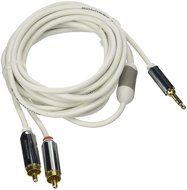 Monoprice 109301 10-Feet Stereo Male to RCA Stereo Male Gold Plated Cable for Mobile, White