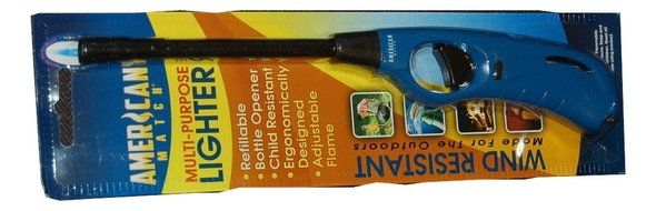 Multi-purpose Disposable Butane Utility Lighter for Bbq's &amp; Fireplaces (Bundle of 2)