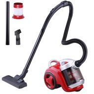 AMPERSAND Bagless Canister Vacuum Cleaner HEPA Filter Floor Dust (Red) N3