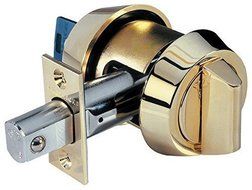 Mul-t-lock Hercular Single Cylinder deadbolt w/Thumb turn - Bright Brass by Mul-T-Lock