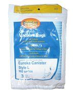 12 Eureka Style L Allergy Micron Filtration Vacuum Bags, Mini Mite Canister Vacuum Cleaners, 61715-12, 61715,... N2