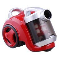 AMPERSAND Bagless Canister Vacuum Cleaner HEPA Filter Floor Dust (Red) N5