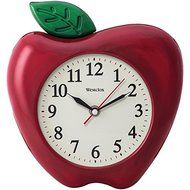 New WESTCLOX 32038A 3-Dimensional Apple 10&quot; Wall Clock
