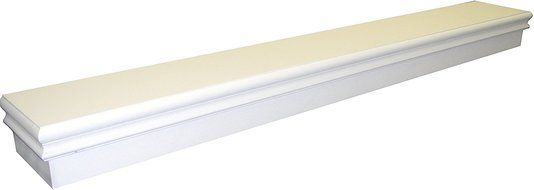 Montego 5 Ft. White Fireplace Mantel Shelf N2