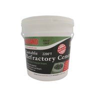 Rutland 12.5 lbs Tub Castable Cement - Mix With Water (Fire Clay) 2200 degree