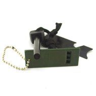 Geekercity Multifunction 5 In 1 Fire Starter - Magnesium Emergency Fire Starter Survival Camping Tool With Mini...