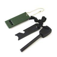 Geekercity Multifunction 5 In 1 Fire Starter - Magnesium Emergency Fire Starter Survival Camping Tool With Mini... N2