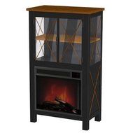 Mirus Industrial Style Electric Fireplace with Display N3