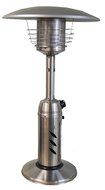 SUNHEAT International 99505 SUNHEAT Traditional Round Design Tabletop Patio Heater in Stainless Steel