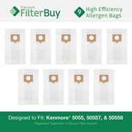 18 Kenmore Type C 5055, 50557 and 50558 Allergen Vacuum Cleaner Bags. Designed by FilterBuy to fit Kenmore 20-... N2