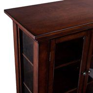 Southern Enterprises Sophia Curio Fireplace - Espresso