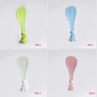 MuLuo Lovely Shape Squirrel Spoon Sticky Rice Spoon Creative Plastic spoon Rice Ladle blue N3