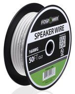 FosPower CL2 Rated 14AWG 2-Conductor In-Wall Speaker Wire (100 Feet) Oxygen-Free Pure Copper - UL Listed for In-Wall... N10