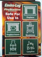 Enviro-Log Environment Friendly Firestarters 4 PACK for Fireplace Wood Stove Fire Pit