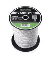 FosPower CL2 Rated 14AWG 2-Conductor In-Wall Speaker Wire (100 Feet) Oxygen-Free Pure Copper - UL Listed for In-Wall... N13