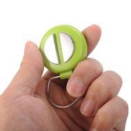 Round Shock-Your-Friend Electric Shock Handshake Toy - Green N2