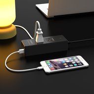 ORICO Home/office 6-Outlet Surge Protector Power Strip 5ft Power Cord with 5 Port 40W USB Charger,1700 Joule -... N7