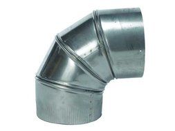 Fireside Chimney Supply 316Ti Rigid Elbow - 90 Deg Adjustable - 8in