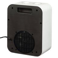 PuraFlame 1250W Clara White 9-Inch Mini Portable Electric Heater, White N19