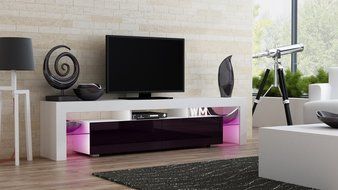 TV Stand MILANO 200 / Modern LED TV Cabinet / Living Room Furniture / Tv Cabinet fit for up to 90-inch TV screens... N7