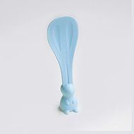 MuLuo Lovely Shape Squirrel Spoon Sticky Rice Spoon Creative Plastic spoon Rice Ladle blue N5