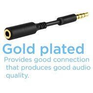 2PK High Quality 3.5mm Male to 3.5mm Female Audio Jack Extender Adapter Extension Cable for Battery Charger Case...