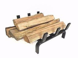 Heavy Duty Self-Feeding Steel Grate for Wood Stove &amp; Fireplace - Made in the USA