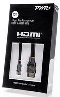 Pwr+ Extra Long 12Ft Mini-HDMI-Cable for Nikon-D3200-D3100-D7000-D7100-D800-D90-D700-D4-D610-D5300, COOLPIX-P510... N3