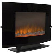 Interior Decorating-Home Decor-Premium Large 1500W Heat Adjustable 2-In-1 Electric Wall Mount &amp; Freestanding Fireplace... N3