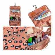 ColorMixs&reg; Hanging Toiletry Cosmetics Travel Bag Cosmetic Carry Case for Woman Man Travel Organization Gift (Navy... N27