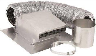 National Brand Alternative 531115 Aluminum Vent Kit Thru The Roof