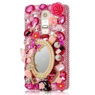 Spritech(TM) LG G Stylo Hard Case,Bling Crystal 3D handmade Rhinestone Design Clear Phone Cover for LG G Stylo