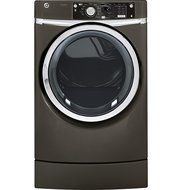 GE GFDR275GHMC RightHeight Design 8.1 Cu. Ft. Metallic Carbon With Steam Cycle Gas Dryer