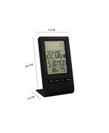 HeQiao Indoor Large LCD Digital Thermometer Hygrometer Temperature Monitor Humidity Meter Thermometers with Calendar...