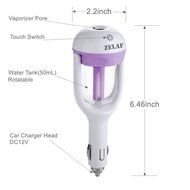 ZELAF&reg; Z8 Car Charger Port Mini Travel Portable Cool Mist Ultrasonic Humidifier with Aroma Diffuser Essential... N10
