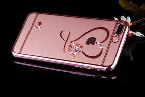 iPhone 7 Plus Case, PHEZEN Clear Soft TPU Protective Case Back Cover with Beautiful Cherry Blossom Flower Series... N3