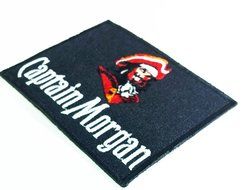 Captain Morgan Whiskey Drinks Brands Vintage Iron on Patch Embroidered Applique Sign Badge Costume Gif By Botan