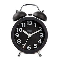 Vintage bedside Twin Bell Alarm Clock With Loud Alarm and Nightlight E