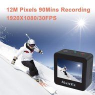 Matego Sports Camera 1080P FHD 12MP Waterproof Camera with 2.0 Inch Screen 170 Degree Wide Angle Lens 30Meter... N8