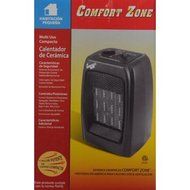 Comfort Zone Black Ceramic Electric Adjustable Thermostat Heater