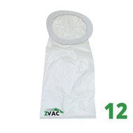 12 Hoover Y Bags by ZVac, Premium Vacuum Bags For Upright Windtunnel Vacuum Cleaners (12, HVR YZ) N31