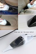 AutoLover 12V Mini Wet and Dry Handheld Portable Lightweight Car Vacuum Cleaner with Super Suction Rechargeable N3