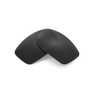 Walleva Replacement Lenses for Spy Optic Logan Sunglasses - Multiple Options Available (Black - Polarized)