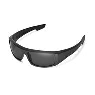 Walleva Replacement Lenses for Spy Optic Logan Sunglasses - Multiple Options Available (Black - Polarized) N2